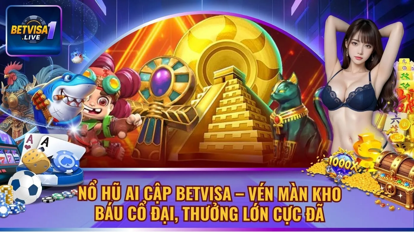 Nổ Hũ Ai Cập Betvisa – Vén Màn Kho Báu Cổ Đại, Thưởng Lớn Cực Đã