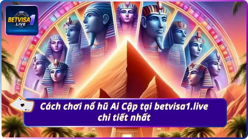 Hướng dẫn nhanh, dễ hiểu về cách chơi nổ hũ Ai Cập tại Betvisa1.live